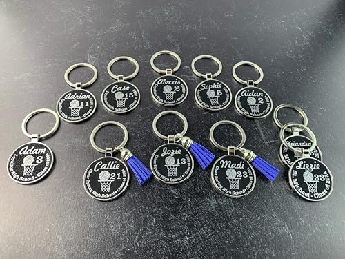 Basketball Senior Gifts, Basketball Senior Keychain, Basketball Senior Night Gift, Basketball Keychain, Basketball Gifts, Basketball Team4