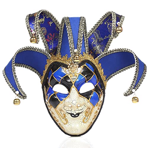 Masque vénitien intégral pour décoration murale de carnaval et mascarade