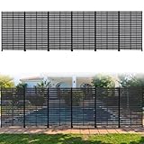 Trygoal Privacy Screen Outdoor 60' Hx35 W Freestanding Privacy Panel with Stand, HDPE Decorative Privacy Fence...