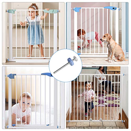 FCHO 4 Pack Baby Gate Extra Long M8 (8 mm) Spindle Rods for Pressure, Baby Gates Accessory Screw Bolts Kit, Replacement Parts for Pressure Mounted Baby and Pet Safety Walk Thru Gates - Thumbnail 2