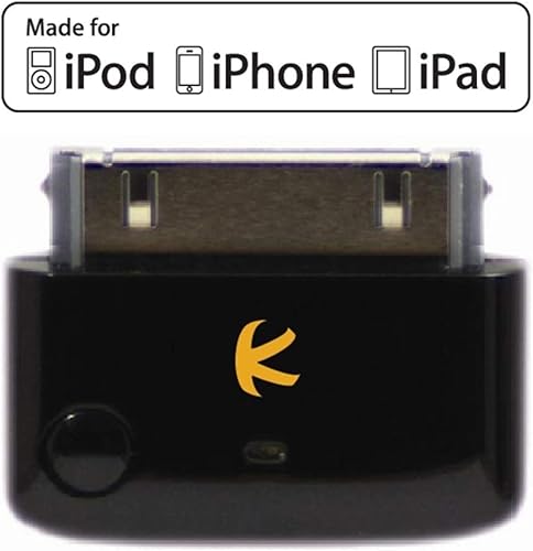 Miniatura 2 de i10 (Negro): divisor de transmisor estéreo Bluetooth, compatible con Apple iPod/iPhone/iPad. Funciona bien con 2 juegos de AirPods de Apple.