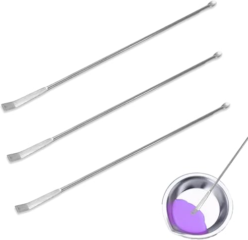 Juego de 3 piezas de agitador de pintura, palitos de mezcla de metal para aerógrafo, mezclador de taladro, mini modelo, manualidades, agitadores