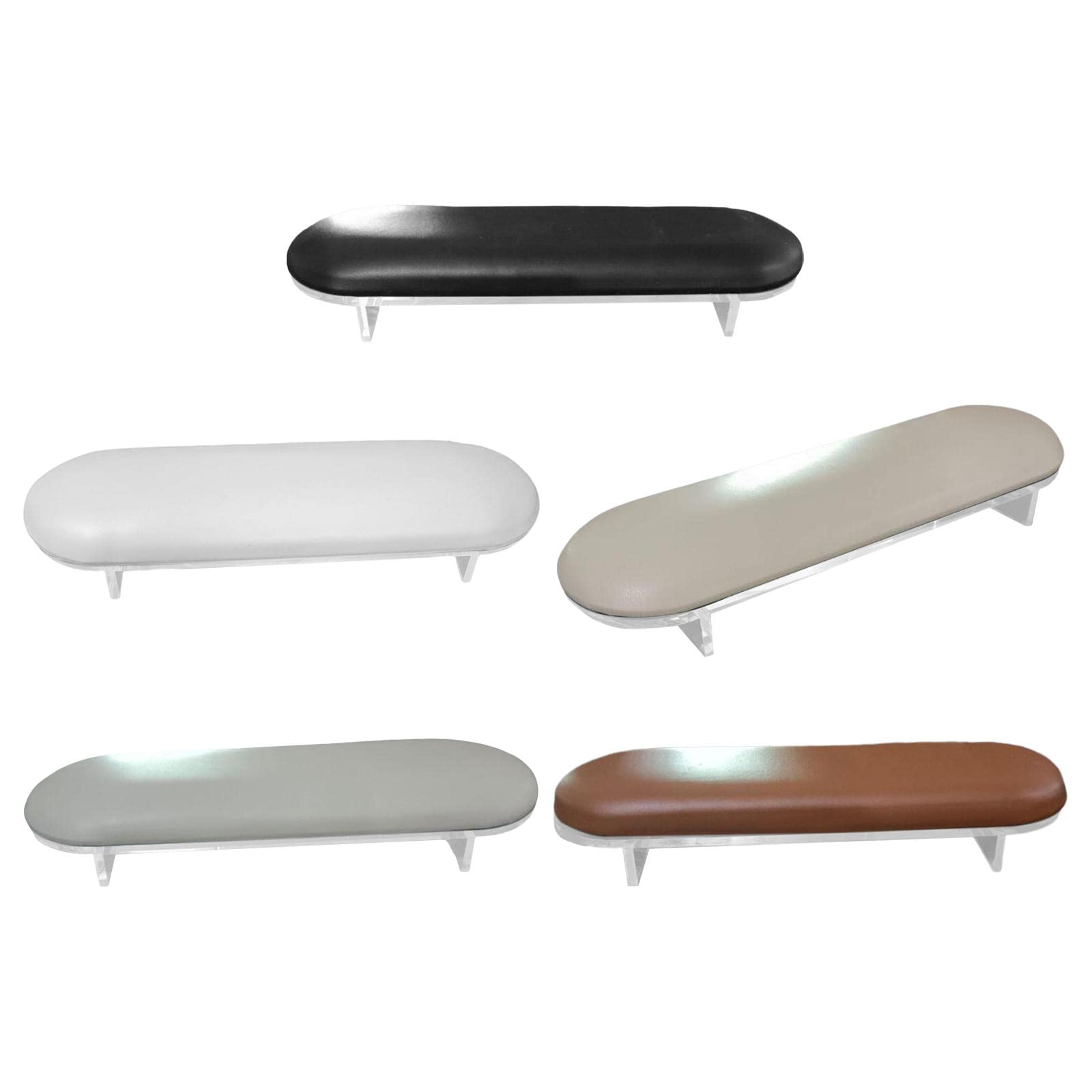 Fashion My Day Nail Arm Rest PU Leather Wear Resistant Stable Soft Holder for Manicure Home Black Health & Beauty | Nail Care, Manicure & Pedicure | Nail Art Accessories-image-34