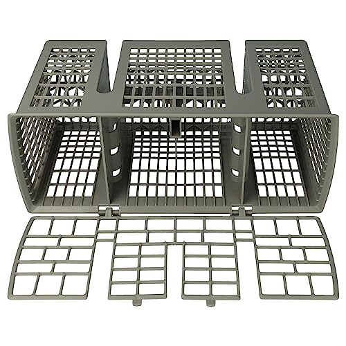 vhbw Besteckkorb kompatibel mit Bosch Integra Ltd SHU9952UC/12, SHU9955UC/12, SHU9956UC/12 Spülmaschinen - mit Griff, 6 Fächer