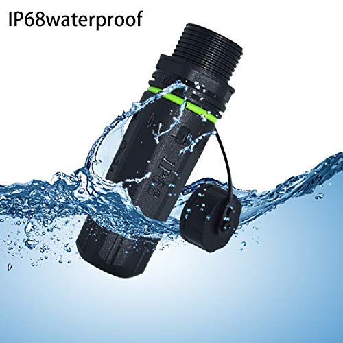 Conector RJ45 Impermeable IP68 Panel Hembra a Hembra miniatura 2