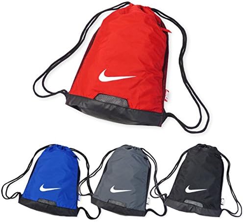 Amazon Co Jp ナップサック バッグ 男の子 Nike ナイキ 17l マチ付き メッシュ切替 ジムサック ブルー シューズ バッグ