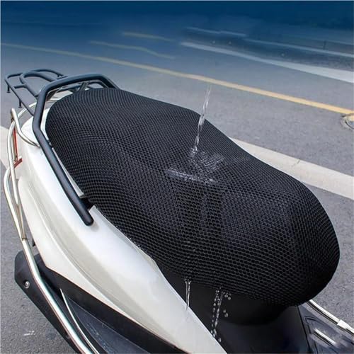 Funda de asiento moto transpirable XXL 84x52cm de malla 3D 4
