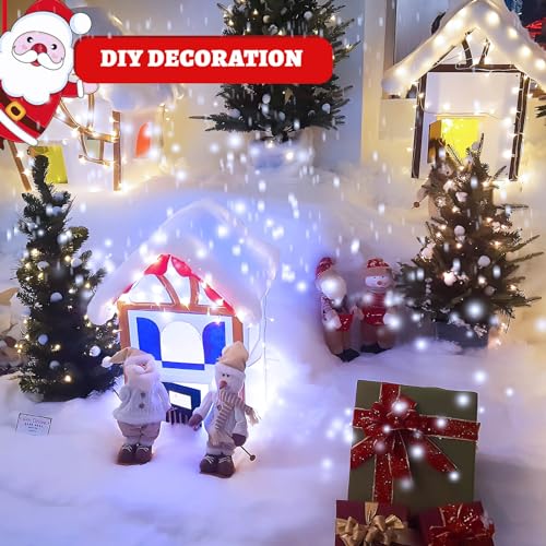 Rgqsun SY-150G FAKE SNOW-WHITE 5.3Oz Christmas Fake Snow Decoration For Crafts,Artificial Fake Snow Powder Filler White Snow thumb #3