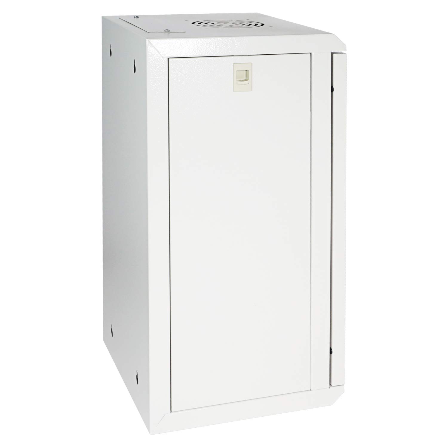 HMF 63312-07 Armario para Servidor 10 Pulgadas 10", 12U, Armario de Red, 10", 31,2 x 30 x 61,6 cm, Completamente Montado, Gris Claro