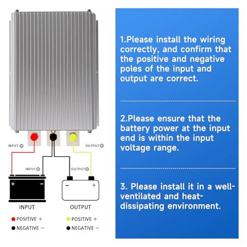 Image of 60A 720W Voltage Converter Reducer 48V /36V to 12V,Converter Voltage Regulator,Waterproof Power Transformer for Golf Cart & Truck