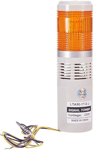 Vista 35 de Othmro Columna de luz de señal industrial LED alarma redonda torre indicador luz continua luz de advertencia roja verde DB 90db 24 V 3 W 1 unids