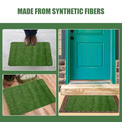 Tapis d'herbe absorbant et lavable en polypropylène pour chiens - 5