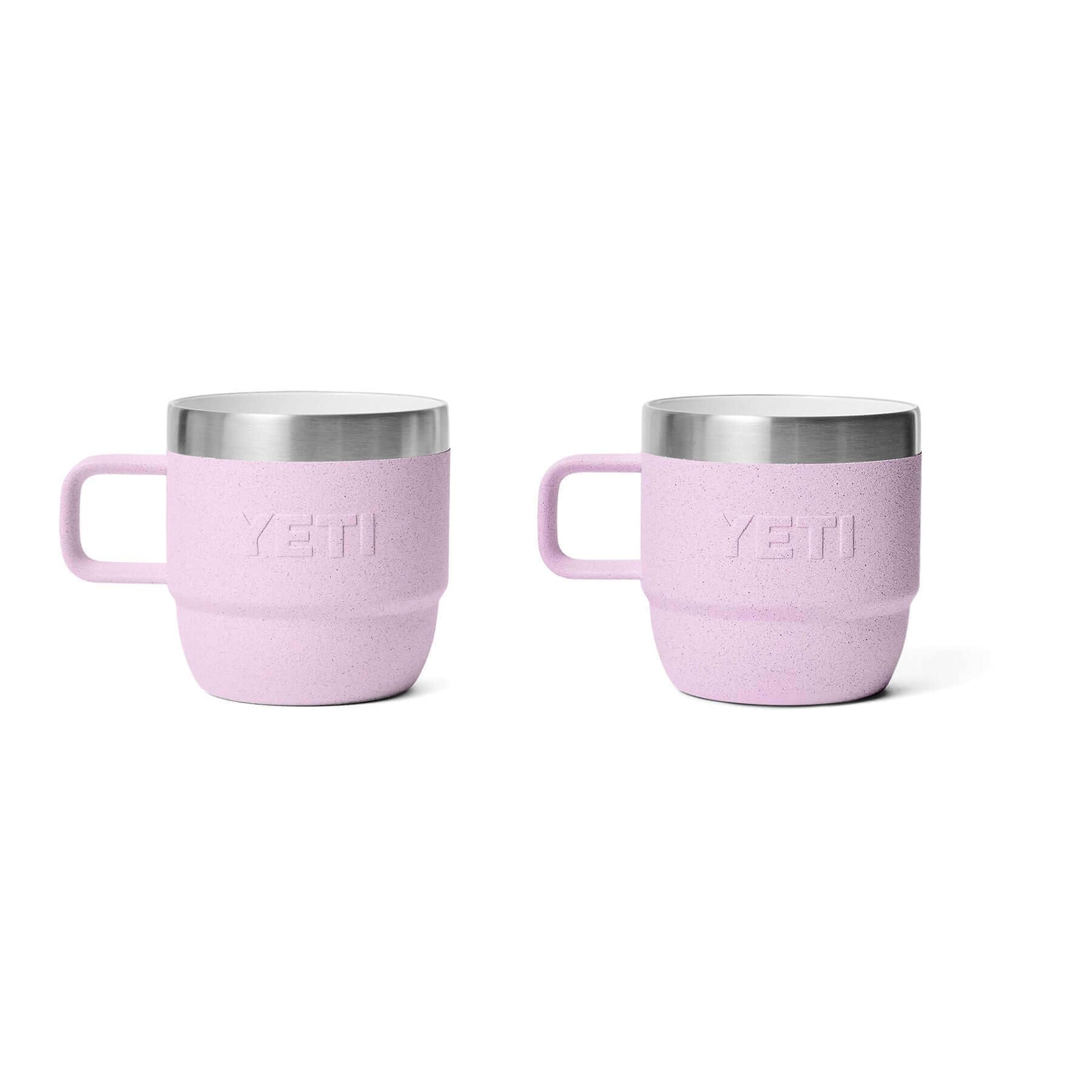 YETI Rambler Lot de 2 tasses empilables avec revêtement en céramique DuraSip, bleu marine, 177 ml