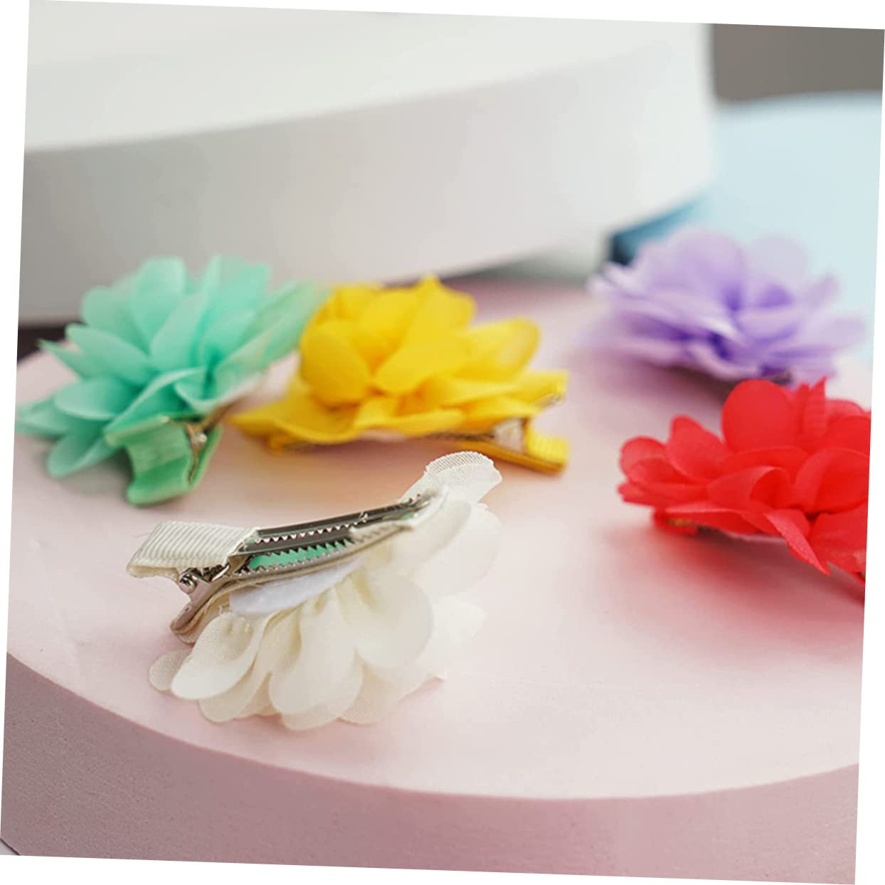 Abaodam 80 Pezzi Chiffon Clip Di Clip Di Del Bambino Della Ragazza Accessori Per Per Le Ragazze Perno Di Mollette Per Accessori Per