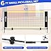 GOOX 6FT Small Mini Pickleball Net Set - Quick Setup Indoor/Outdoor Portable Practice Net - Lightweight Dink Training Aid for Backyard, Driveway