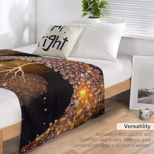 Couverture canapé paon plaid flannel super douce couverture chaude lit et bureau