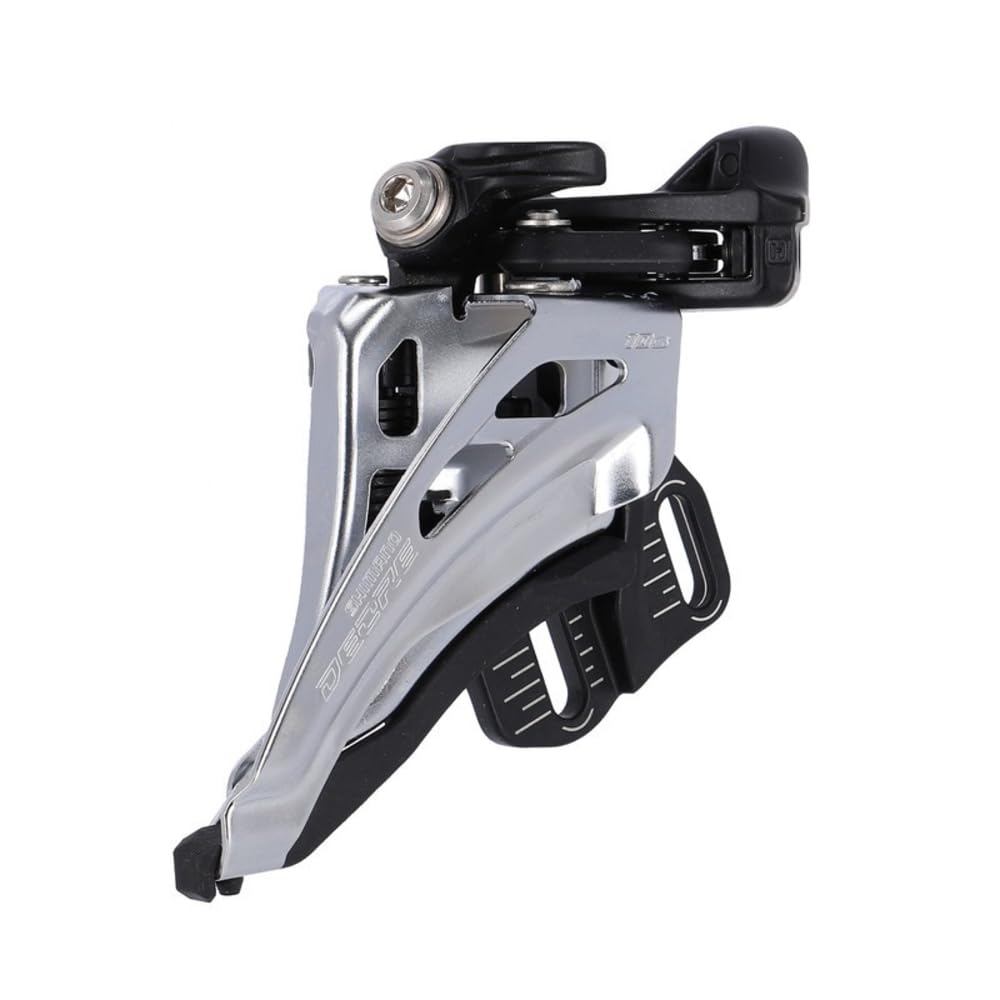 SHIMANO Desviador Doble FD-​M4100-​E E-​Type SS FP 64-​69, Adultos Unisex, Gris (Gris), Talla Única