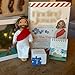 Seeking Jesus - Countdown to Christmas Advent Calendar 2025, Christian Nativity Puzzle & Scripture Book Set with 12” Plush Jesus Doll, Religious Christmas Gift for Kids & Families