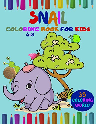 Snail coloring book for kids 4-8: A bundle of unique snail coloring patterns for kids perfect and cute easy educational Coloring and activity book ... kids who love to color in toddler pattern. image 3