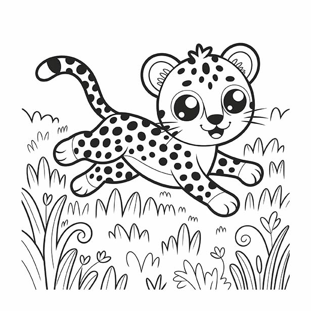 Cute Cozy Coloring: Jungle image 3