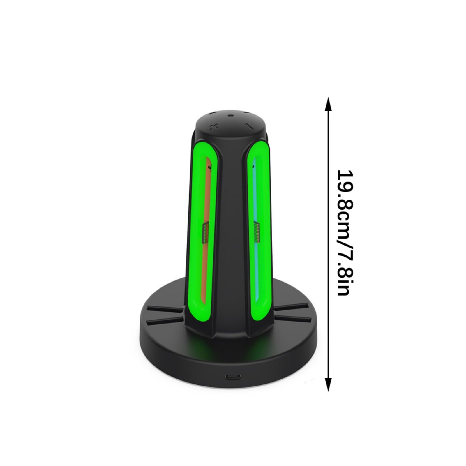 Supporto di ricarica 4 in 1 per controller di gioco Supporto magnetico per stazione di ricarica con luce LED