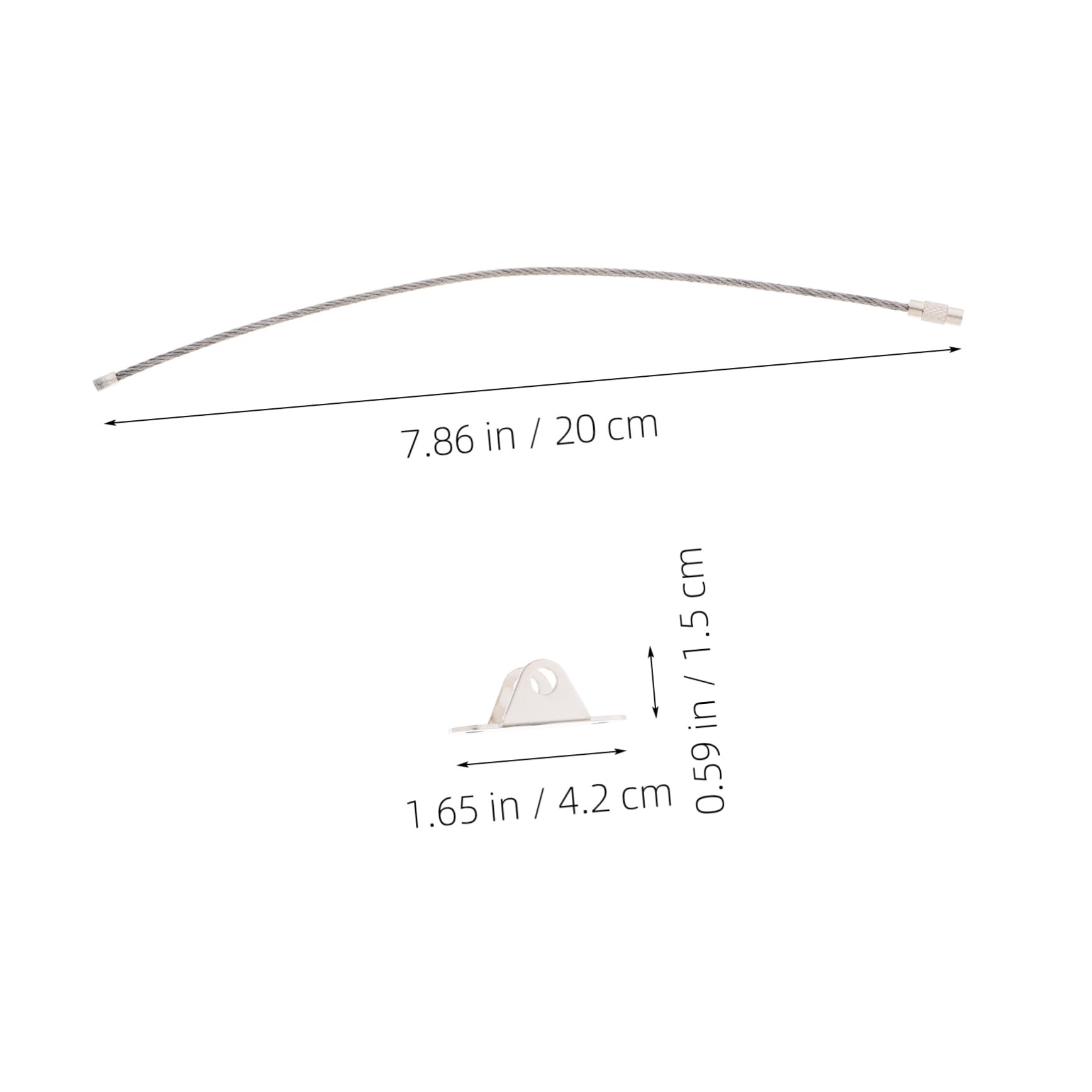 OSALADI Furniture Anchor Wall Mount Retainer Bookcase Tip Kit Dresser Safety Straps Home Proofing Kit