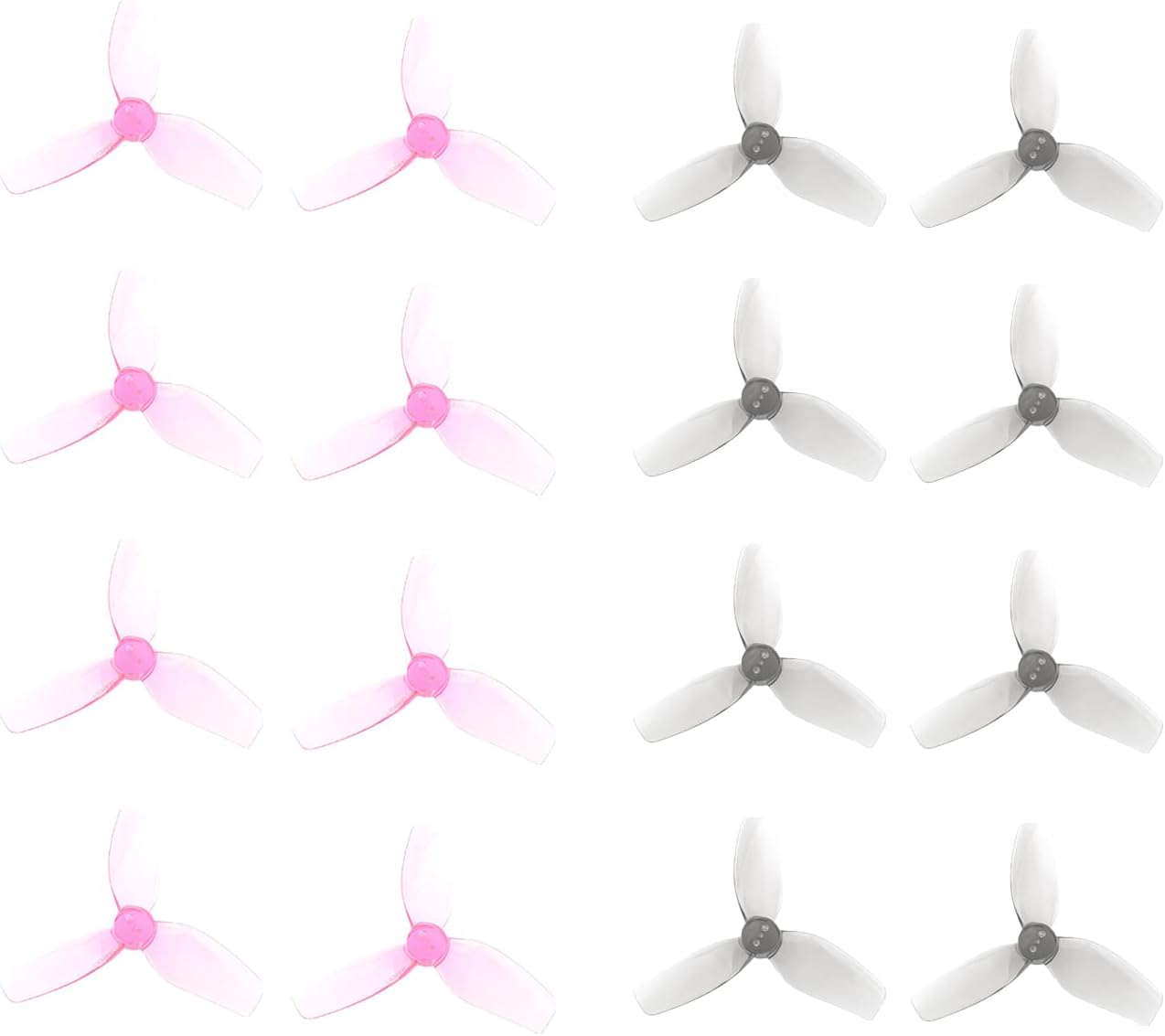16pcs HQProp Higher Throttle More Thrust Lighter DT76MMX3 V2 76mm FPV Props 3 inch Cinewhoop Propellers Poly Carbonate for GEPRC Cinebot30 Cinematic Drones