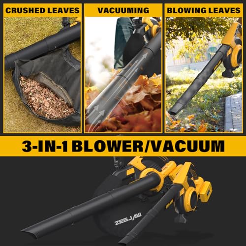Zegjaw ZJ8A512 Cordless Leaf Blower & Vacuum thumb #6
