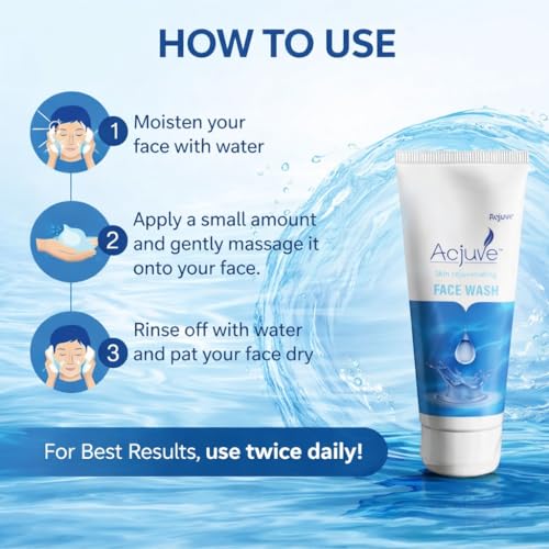 Image of Rejuvenating Face Wash for Men and Women 100 g | Enriched with Salicylic Acid and Aquaxyl for Deep Cleansing, Gentle Exfoliation, Oil Balancing, and Hydration | For Clear and Smooth Skin