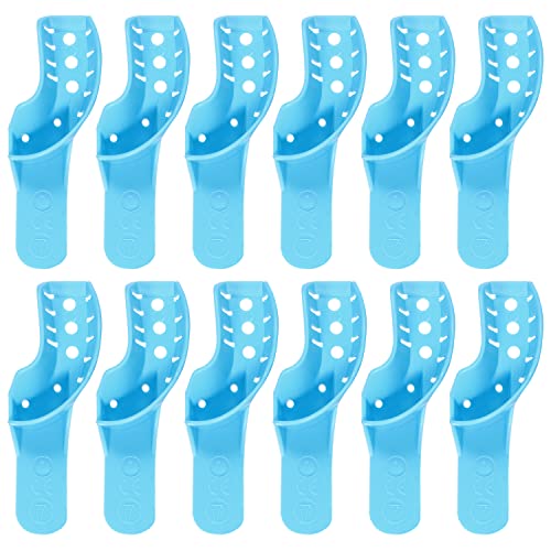 Image of JMU Dental Impression Trays, 7 Quadrant UL /LR, Autoclavable, 12 Pcs