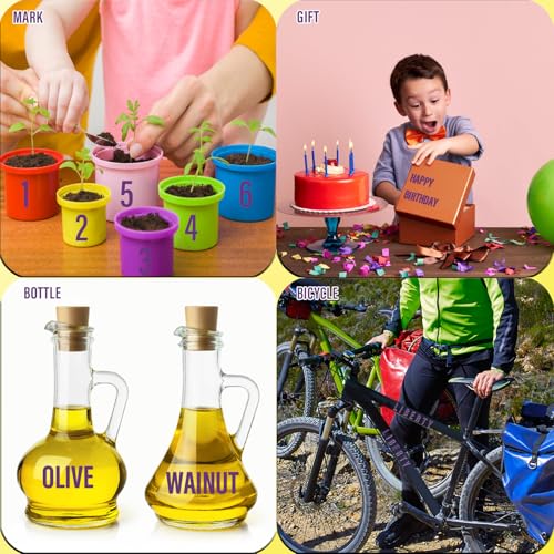 Image of 970 Pcs 10 Sheets Letter Stickers,Self Adhesive Waterproof 1 Inch Mailbox Numbers Vinyl Stickers,Alphabet Decals for Water Bottle,Window,Door,Classroom,Car,Laptop,Scrapbook (Purple, 1 Inch)