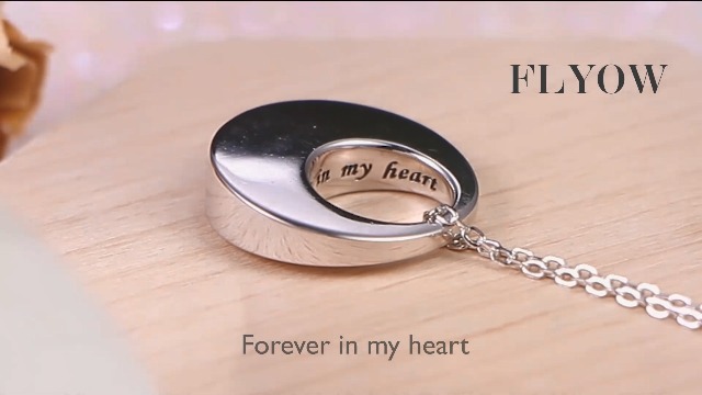 Minicremation Collana Urna A Cuore Con Simbolo Infinito – Gioiello Commemorativo In Acciaio Inox Per Ceneri Umane O Animali – Ricordo Donna