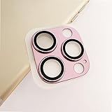 ZAZ for iPhone15Pro/15ProMaxカメラレンズカバー アイ フォン15 いpほね15 plus 15プラス アルミレンズカバー カラー ピンク cam-615