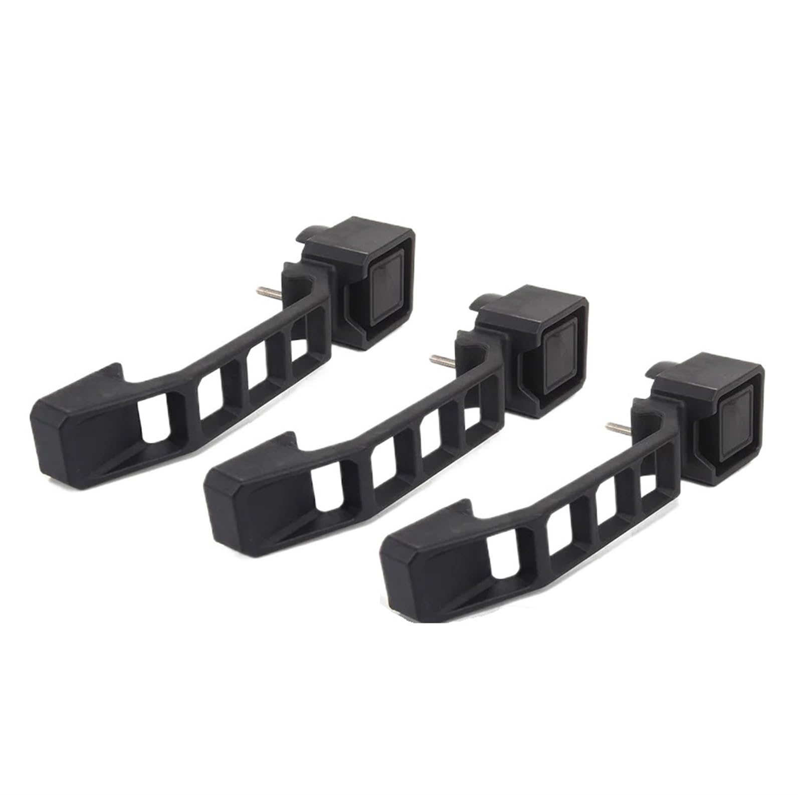 OUVECR for Jeep for Wrangler JK 2007-2009 2010 2011 2012 2013 2014 2015 2016 2017 Car Exterior Outer Door Handles Set 3Pcs/5Pcs Car Outer Door Handle(3Pcs)