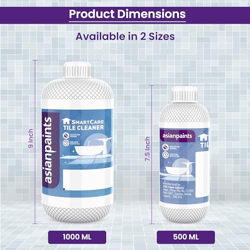 Image of Asian Paints SmartCare Tile Cleaner 1 Litre | Ceramic & Tile Cleaner | Surface Cleaner Liquid | Tile Stain Removal | Bathroom & Kitchen Tile Floor Cleaner