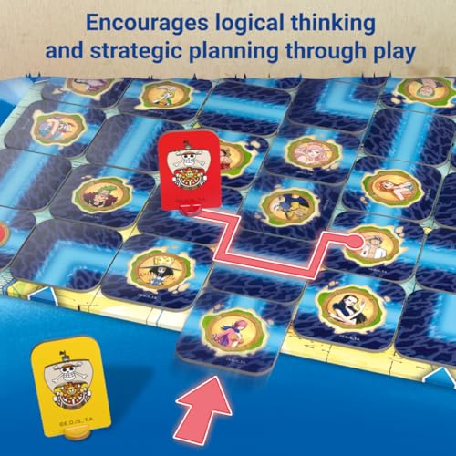One Piece Labyrinth juego de mesa estratégico para familia miniatura 4