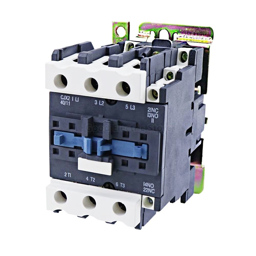IVEKYKIBC Contactor 1pcs CJX2-5011 50A 3p NO + NC AC Contactors Silver Point Copper Coils 2 4V 36V 110V 220V 380V Industrial Electrics(24v)