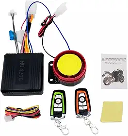 Alarme Moto Com Partida Remota Controle Sistema Antifurto, alarme de segurança antifurto universal sem fio de 12V com 2 controles remotos, sem necessidade de chave