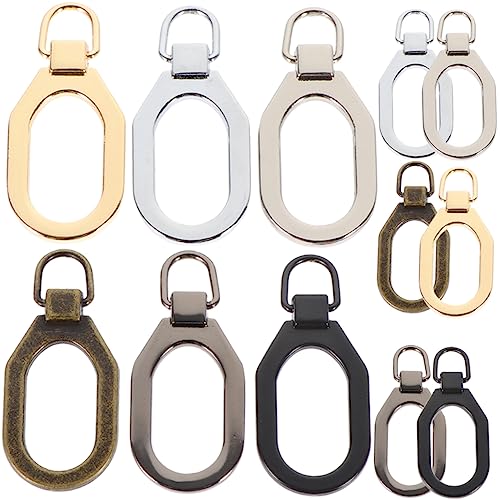 ERINGOGO Practical Zipper Pulls Tab Replaceable Zipper Heads for Coat Bag Suitcase