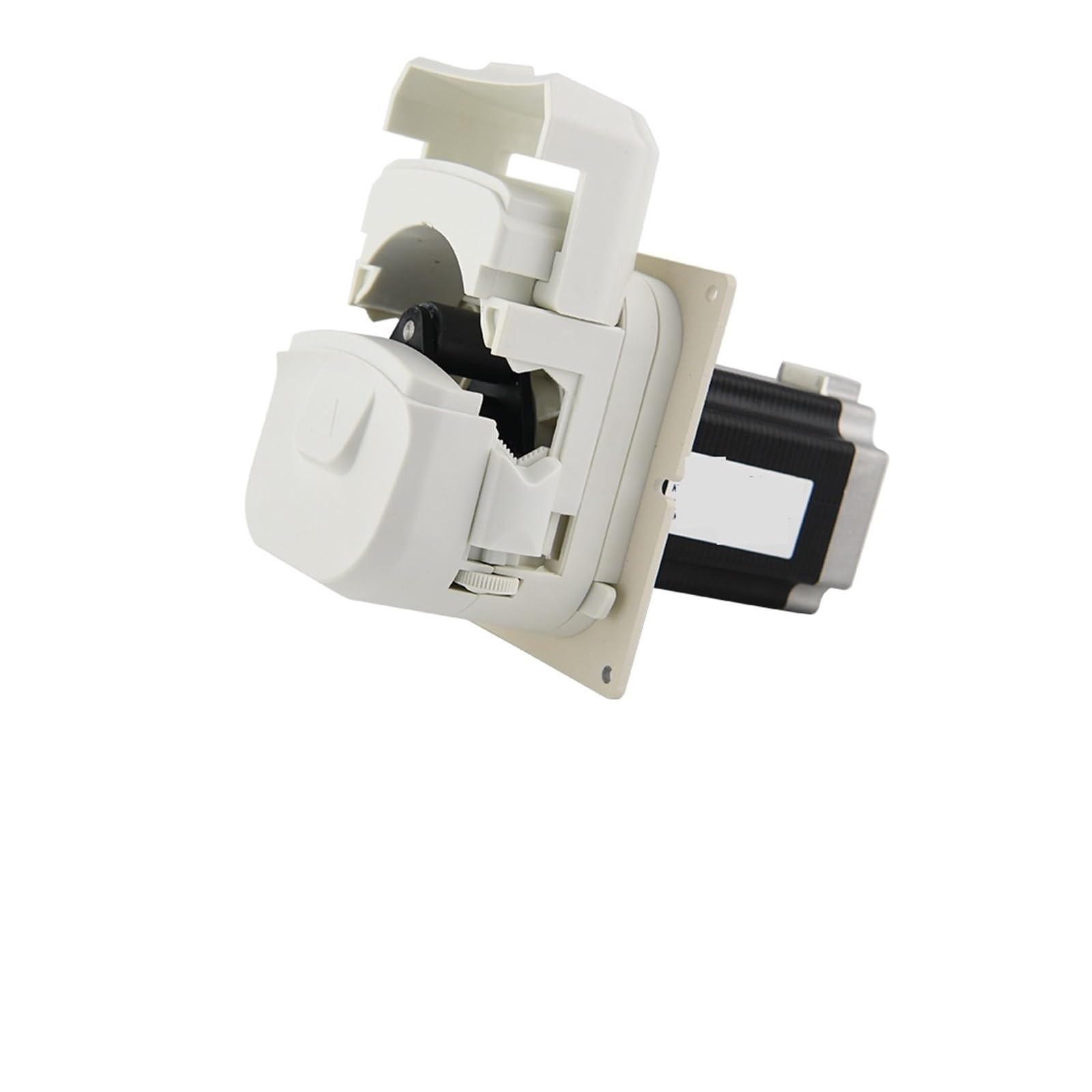 CUDTAPI - 700-2000ml/min KK2000 24V DIY Peristaltic Pump High Flow Self-priming For Laboratory Dosing With Stepper Motor Liquid Paste Filling Machine(B17 6.4x9.6mm)