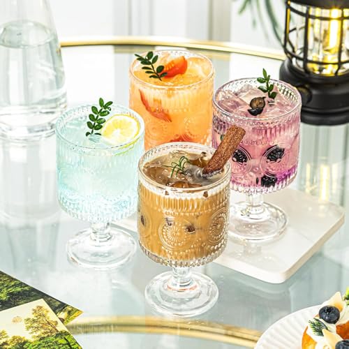 Set de 2 Copas Vintage de Cristal 8oz miniatura 3