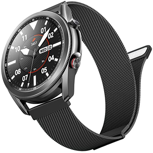 Reviews de smartwatch samsung gear al mejor precio. 41 Wanme Correa para Samsung Galaxy Watch 3 45 mm/Gear S3 Frontier / S3 Classic/Galaxy Watch 46 mm para mujeres y hombres, Banda de repuesto de correa de metal de acero inoxidable de...