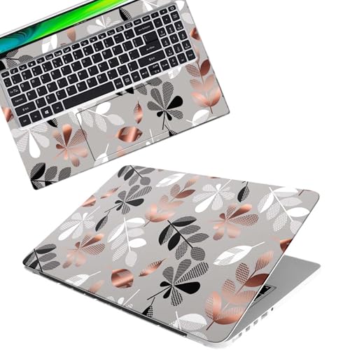 Image of Galaxsia Floral D29 Full Body Vinyl Laptop Skin /Sticker /Cover Upto 15.6 Inches Laptops Laminated-Removable-HD Quality Compatible for Hp-Dell-Sony-Lenovo-Asus etc.(15x10 Inches)