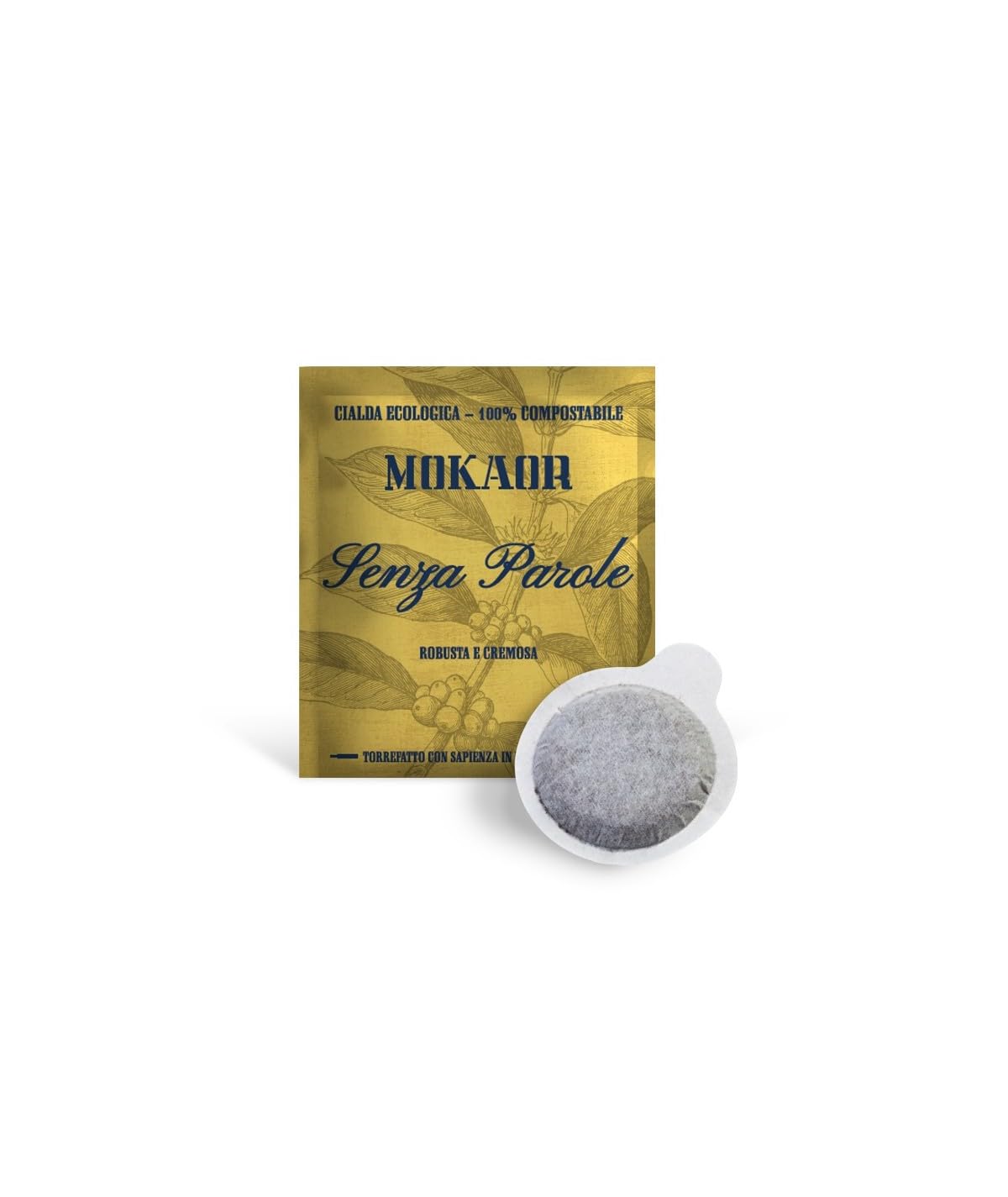 Mokaor - 200 Pods Pack - Caffè Senza Parole Gold - ESE 44mm