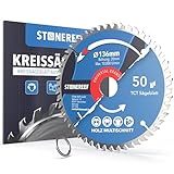 Sägeblatt 136x20 - Kreissägeblatt [inkl. Adapter auf Bohrung 20 &16mm], kompatibel mit...