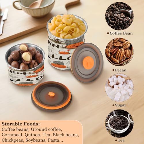 Contenedor de café hermético acero inoxidable 900 ml miniatura 5