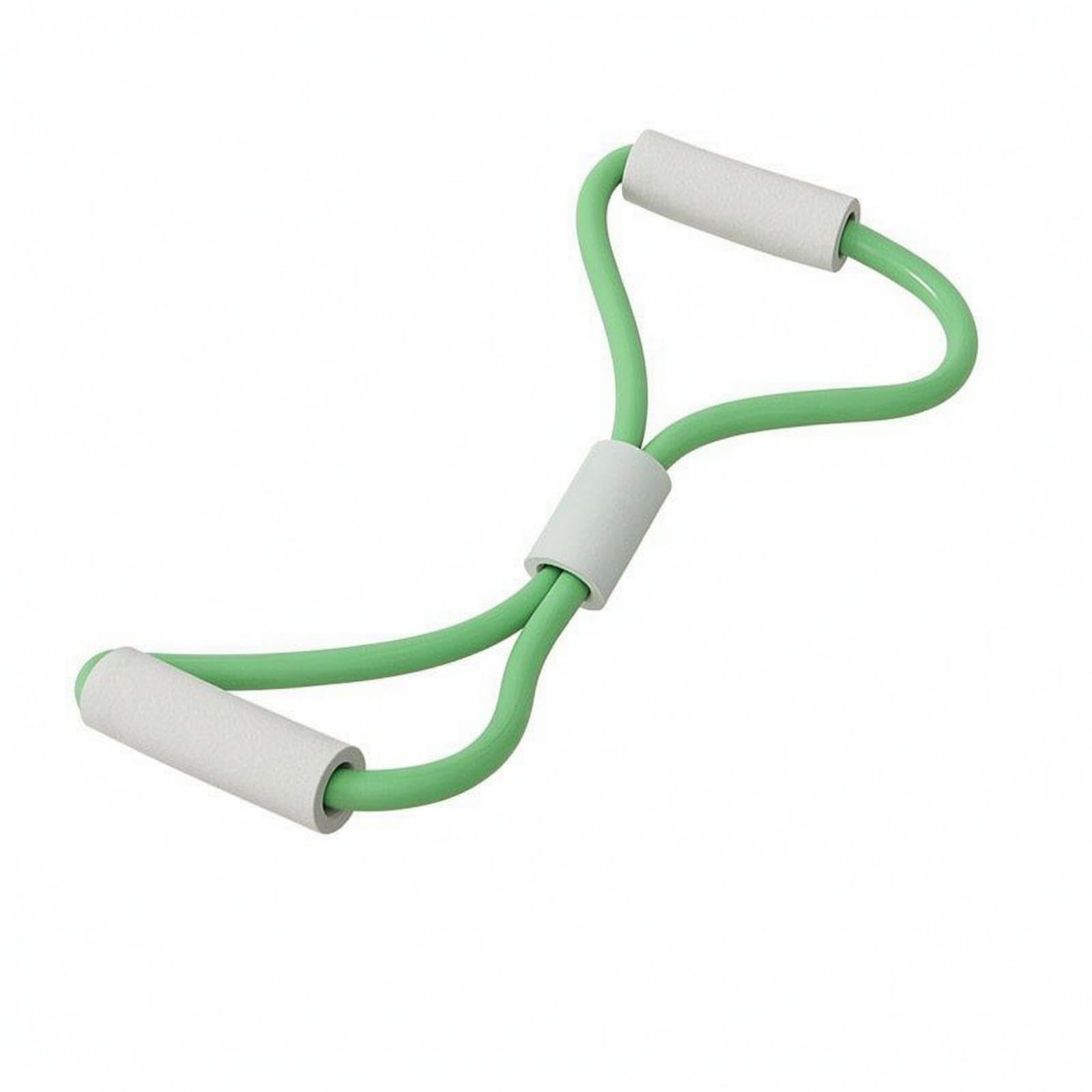 8-Shape Resistance Band TPE 8-Shaped Resistance Band Foam Handles Elastic Pull Rope Avocado Green 8-Shape-image-28
