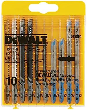 Dewalt DT2294-QZ Jigsaw Blade-Set (10 Piece)