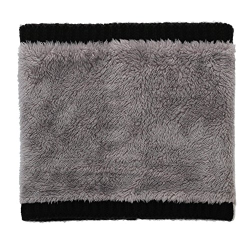 EPEIUS Kids Girls/Boys Winter Knitted Infinity Scarf Polar Fleece Neck Warmer4