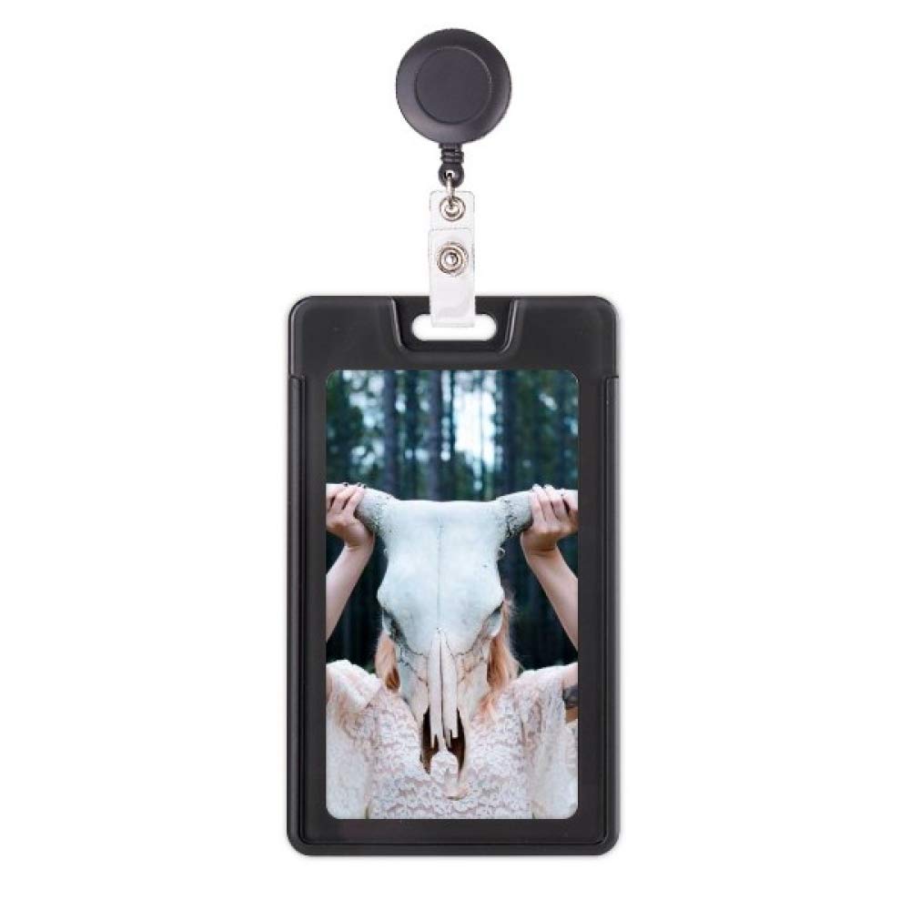 Badge rétractable sciences forestières Sheephead Girl avec boîtier robuste - 5